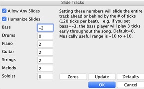 Slide Tracks